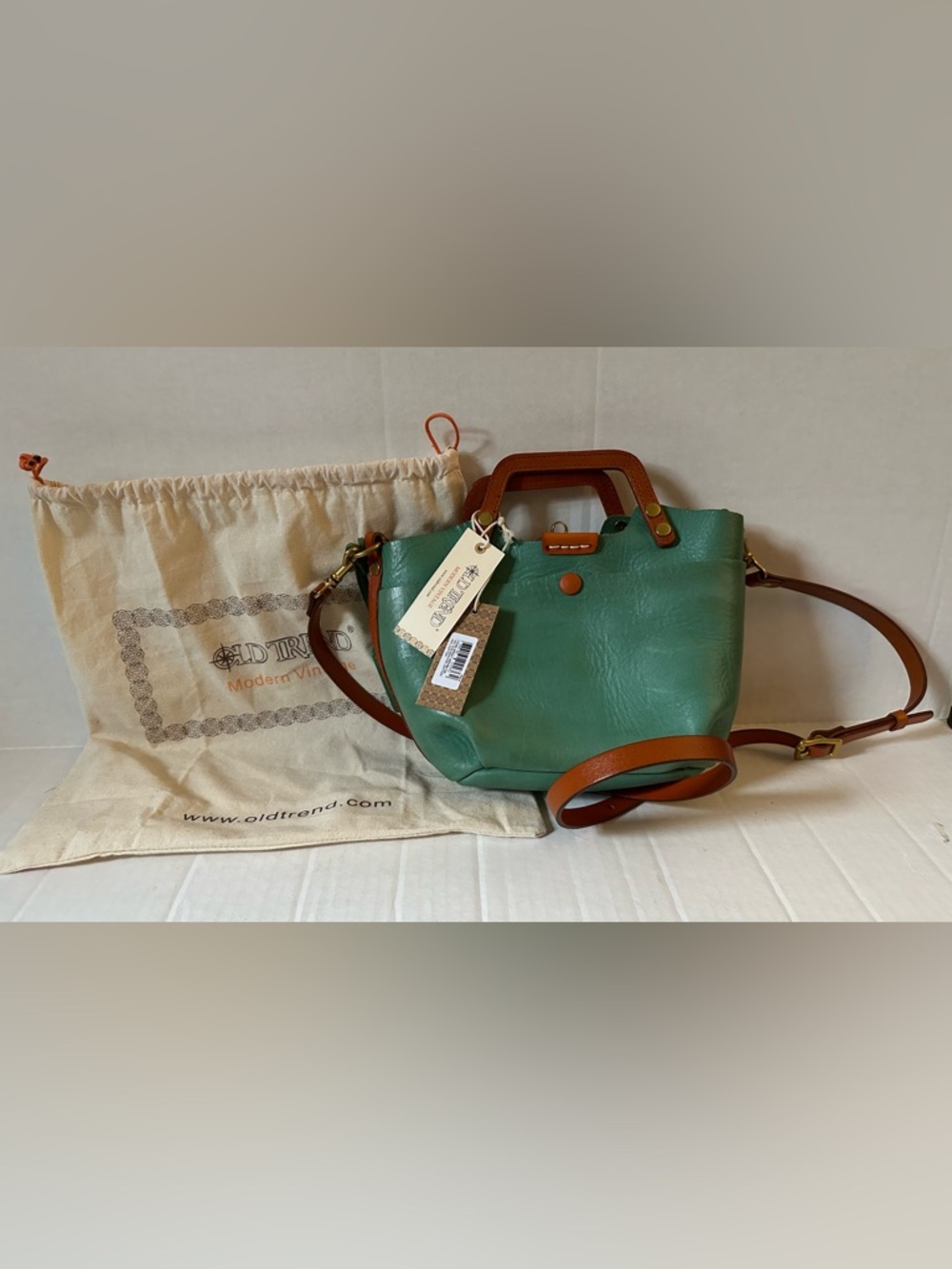 NWT 🌟 Old Trend (Modern Vintage) SPROUT LAND MINI TOTE (Aqua) - Picture 13 of 14